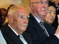 9. Former Taoiseach of Ireland, Liam Cosgrave, and Brendan Halligan, Chairman of the IIEA in the audience at the lecture, 'The UN at 70:  Looking back, Looking Forward'