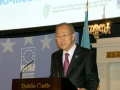 8. UN Secretary-General Ban Ki-moon presents a lecture entitled:  “The UN at 70:  Looking back, Looking Forward” at St Patrick’s Hall, Dublin Castle