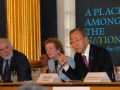 10. Tom Arnold, Director General of the IIEA, alongside UN Special Envoy for Climate Change Mary Robinson as UN Secretary-General Ban Ki-moon responds to questions from the audience