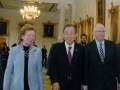 6. Former Irish President, Mary Robinson, now UN Special Envoy for Climate Change, joins UN Secretary-General Ban Ki-moon and Minister Charlie Flanagan at the Dublin Castle event