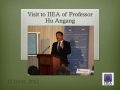 A visit by Professor Hu Angang to the IIEA, 2012