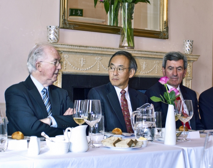 At a meeting of the IIEA Energy Policy Group – with Brendan Halligan, Steven Chu, Chairman of IIEA, the U.S. Secretary for Energy and Padraig McManus, former Chief of the ESB.